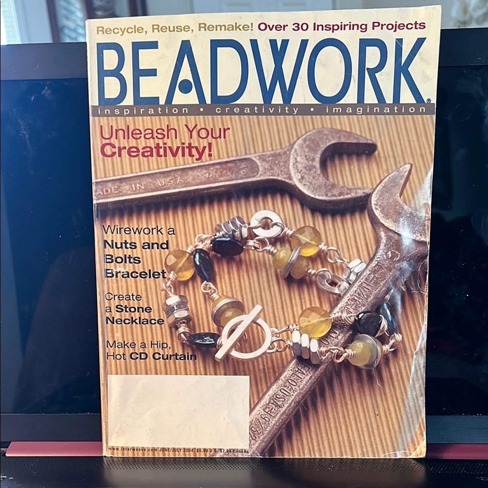 Beadwork Jewelry Magazine Nuts And Bolts Bracelet